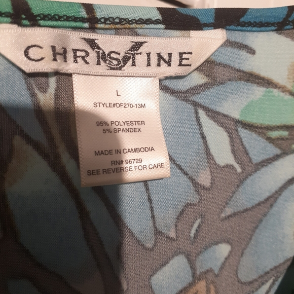 🦋 Blue Butterfly Print Dress 🦋 - Picture 3 of 5